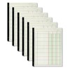 6 Pack 312 Sheets Analysis Pad Columnar Books 3 Hole
