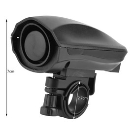 Allsmart Laut Klein 11 x 5 x 5 ABS 6 Tones Electric Horn Loud Bell Alarm with Non-Slip Clip