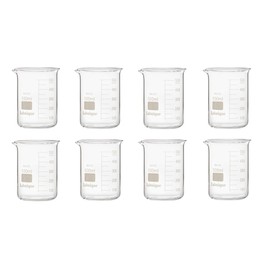 Glass Griffin Beaker, Low Form, 500ml (Pack of 8)