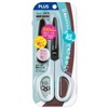 Plus Scissors Fit Cut Curved Fluorine 3D Blade SC-175SFN Blue