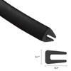 1/8"x 7/32"-U Shape Automotive Door Weather Seal Trim-Fits Gap 1/32"-PVC