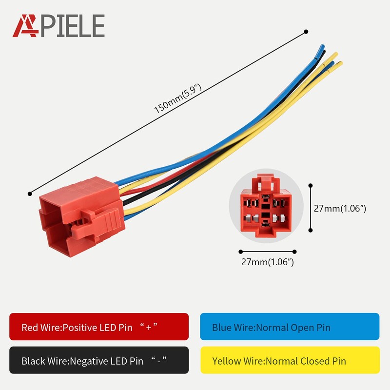 APIELE 30mm Latching Push Button Switch 12V Angel Eye LED