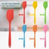 24 Pcs Mini Silicone Spatulas Bulk 8.3 Inch Rubber Spatula