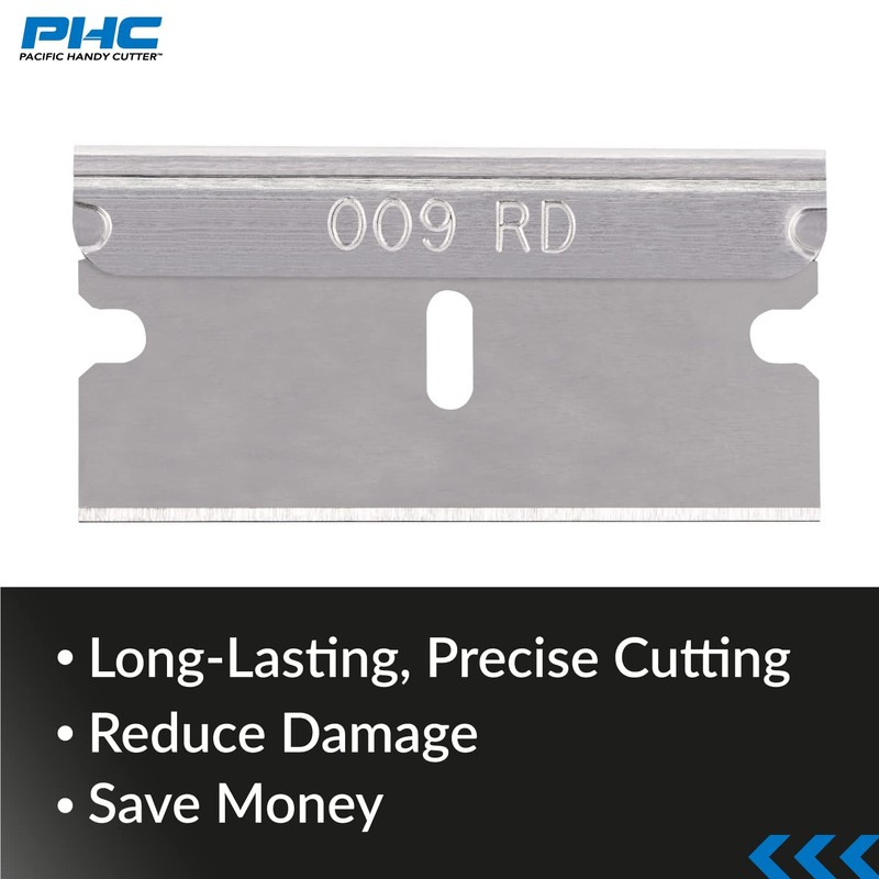 Pacific Handy Cutter Stainless Steel Replaceable Blades for Box Cutters,