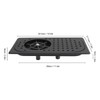 Diydeg Pitcher Rinser, Stainless Steel Countertop Cup Washer Spray Rinser,