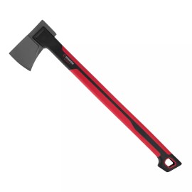 INTERTOOL 3 lbs Mid-Size Wood Chopping Axe, 24-inch Felling Ax STORM HT08-0293