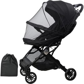 Cymax Upgraded Mosquito Net for Strollers,Universal Baby Mosquito Net with Double Zipper,Breathable & Foldable Mesh Strollers Cover Flies Bug Netting for Bassinet,Carriers,Cradles,Pack N Play,Car Seat