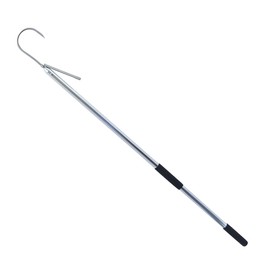 American Fishing Wire 3-Inch Stainless Steel Hook with Aluminum Shaft and Foam Grip Gaff, 3-Feet