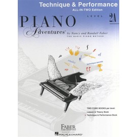 Faber Piano Adventures Level 2A Technique & Performance Book: Technique & Performance - Anglicised Edition