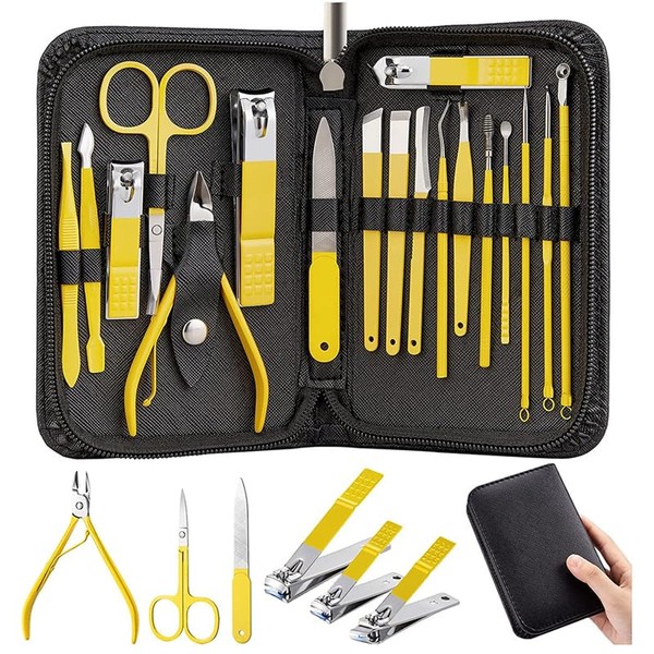 【2023 New Design】Professional Nail Kit Manicure Set Pedicure Kit Manicure Kit Nail Clipper Set Nail Care Kit Pedicure Tools Grooming Kit for Women Men Gifts