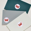 24 x 40mm Round 'Happy Crab' Stickers (SK00071928)