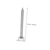 Kisangel 6pcs Stainless Steel Survey Spikes Heavy Duty Flat Head