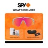 SPY Monolith Speed 62MM Matte Silver/Happy Gray Green Pink Mirror