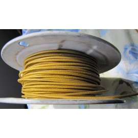 Gold Cloth Wire Rockola Wurlitzer Seeburg Jukebox 1 Conductor Sold by Foot