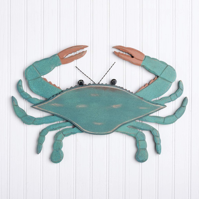 Primitives by Kathy Shaped Wall Decor, Blue Crab