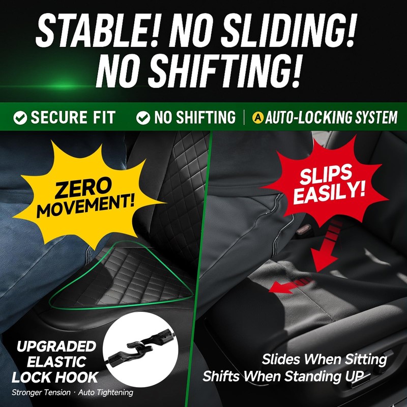 GIANT PANDA Front Truck Seat Covers for Dodge Ram 1500
