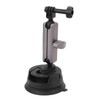 Suction Cup Mount with Double Ball Head, Shockproof Car Windshield