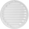 HVAC OV 5 Inch White Round Metal Vent Cover -