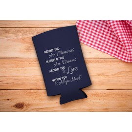 Graduation Drink Cooler Class of 2025 Behind Memories In Front Dreams Around Love Within All You Need 24-Pack Ultra Slim Can Drink Thermocoolers Party Pack