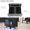 VIVO Large Computer Tower Desktop ATX-Case, CPU Steel Rolling Stand,