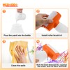 Mgoodoo Refillable Portable Wall Paint Roller Kit,500ml Empty Paint Dabbers