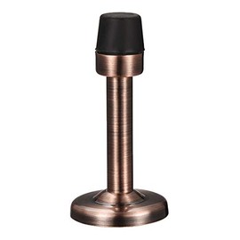 sourcing map Door Stopper Stop Bumper Wall Protector Sound Dampening Wall Mount w Rubber Tip Copper Tone