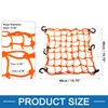 A ABSOPRO 49 Holes Motorcycle Luggage Cargo Net Mesh 40x40cm
