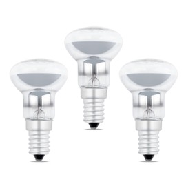 Caldarax 3 Pack R39 E14 25W Lava Lamp Bulbs 240V, Dimmable Small Edison Screw Reflector Spot Lava Lamp Bulbs, Warm White 2700K, 250LM, for Lava Lamps Spotlights, Glitter Lamps, Rocket Lamps