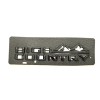 GM Auto 2PCS Front Fender Gloss Black High Country Emblems