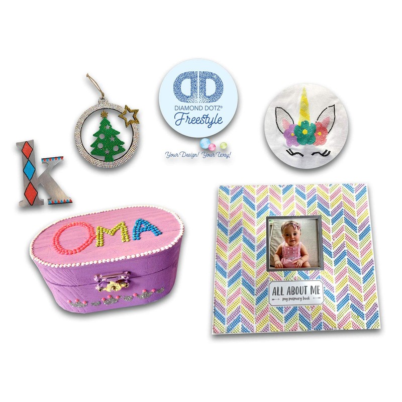 Diamond Dotz Freestyle Sandwich Adh Roll Freestyle Adhesive