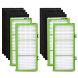 IOYIJOI Filter Compatible with Holmes Aer1 Series, Replacement Parts # HAPF300AH-U4R, HAP242-NUC (4 True Replacement + 8 Booster Pre-Filter)