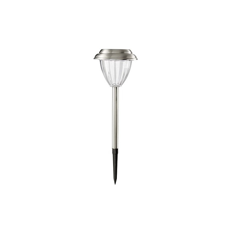 Best Season Solar Lighting, Palma, Silver, 12 x 28 x