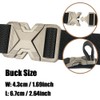 S-MAN 3.4cm Wide Elastic Belts for Men Quick Release Buckle