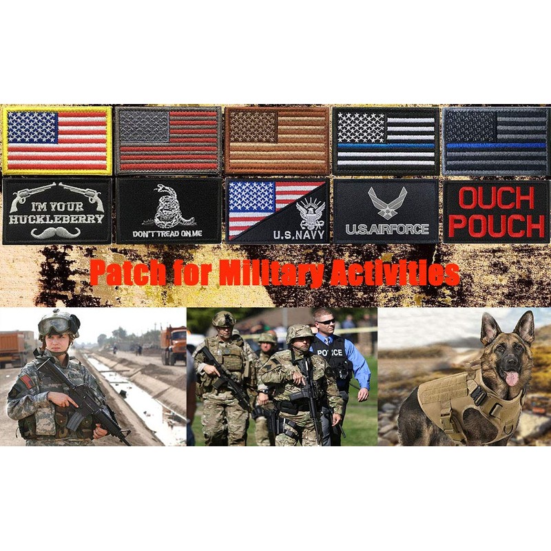 4 PCS Tactical Patch Compatible with House of Gryffindor/Ravenclaw/Slytherin/Hufflepuff Crest