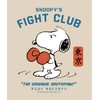 Riot Society Peanuts Snoopy's Fight Club Mens T-Shirt - Sand,