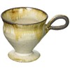 Shigaraki Ware Hechimon Demitasse Cup, White Tag