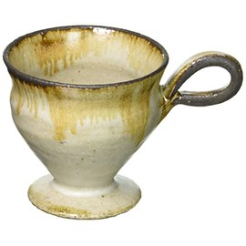 Shigaraki Ware Hechimon Demitasse Cup, White Tag