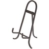 Bard's Antique Black Wrought Iron Easel, 8.75" H x 7"