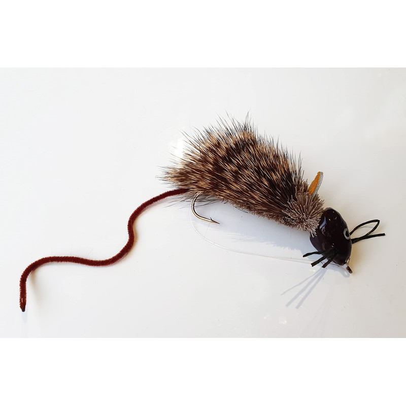 FISHIN ADDICT Pike Mouse Popper Fishing Fly Size 2 /