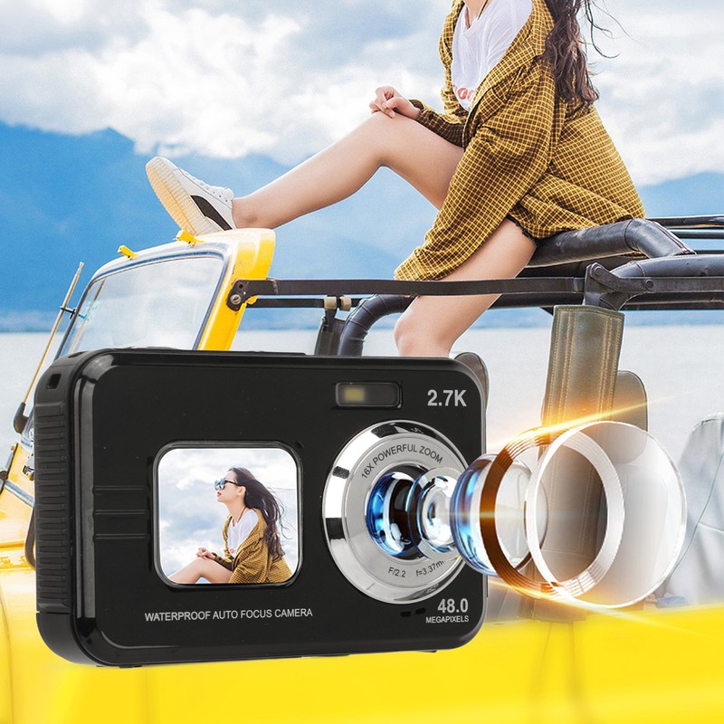 Underwater Camera 48MP 4K Video Output 16X Digital Zoom Anti