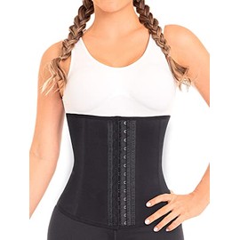 M&D 0557 Colombian Waist Cincher Trainer for Women| Faja Cinturilla Reductora Black