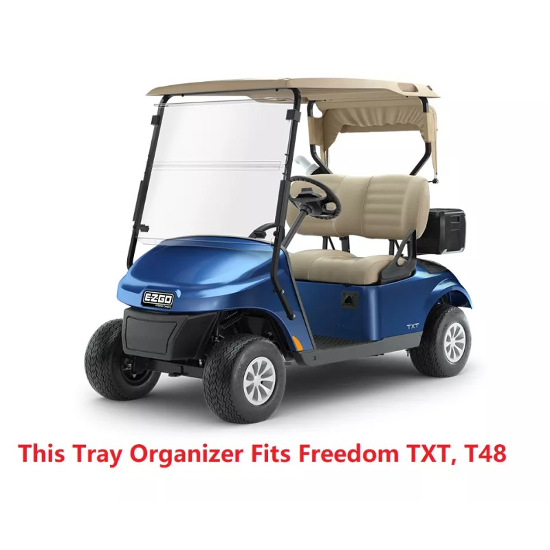 Huskey Golf Cart Front Basket Dash Storage / Tray Organizer