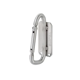 Tajima Safety System SFSKHS-CS Tool Holder Stainless Steel Slim Carabiner Small Stainless Steel Heavy Duty Extra Thick Stainless Steel Space Saving Waist Clean Breaking Strength 4 times More Strength