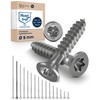 Wood Screws, Torx Screws 5x100, V2A Stainless Steel, Rustproof, Chipboard