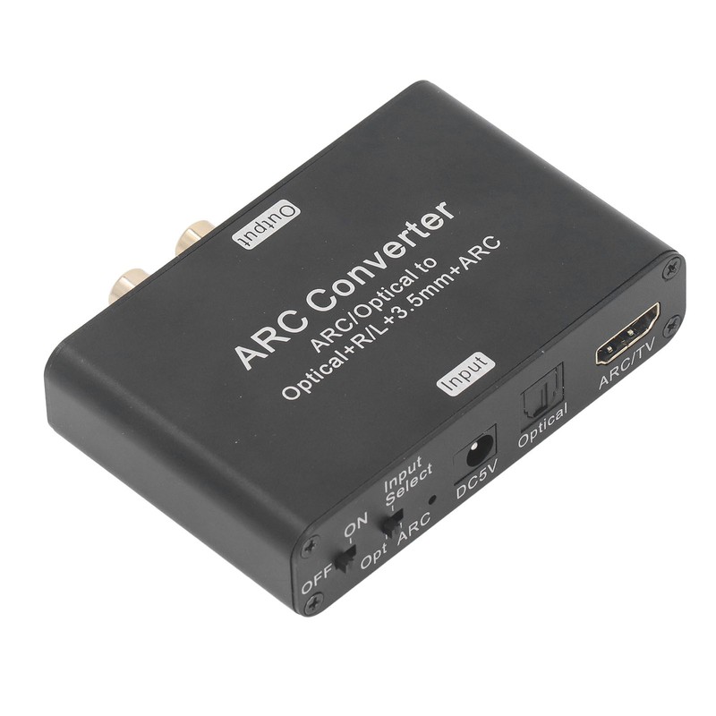 Digital to Analog Audio Converter 192KHZ Optical to RCA 3.5mm