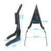 Bravema Motorcycle Sissy Bar, Detachable Passenger Backrest Rear Pad Fit