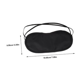 Mikinona 20Pcs Supple Polyester Eye Mask Skin Friendly Blindfold for Comfortable Sleep Travel and Napping Elastic Band Design for Optimal Fit and Light Blocking