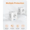9-in-1 Socket Cube with USB C, 5-Way Multiple Plug Socket