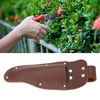 Pliers Holder Pruner Sheath Cowhide Belt Hanging Pouch for Gardening