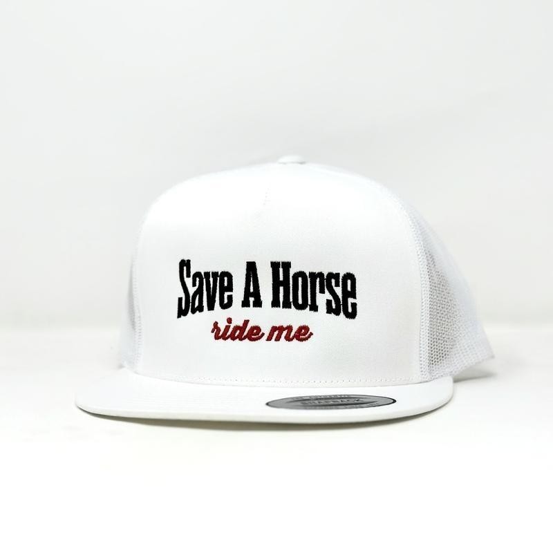 Save a Horse Ride Me Trucker Hat Funny baseball cap